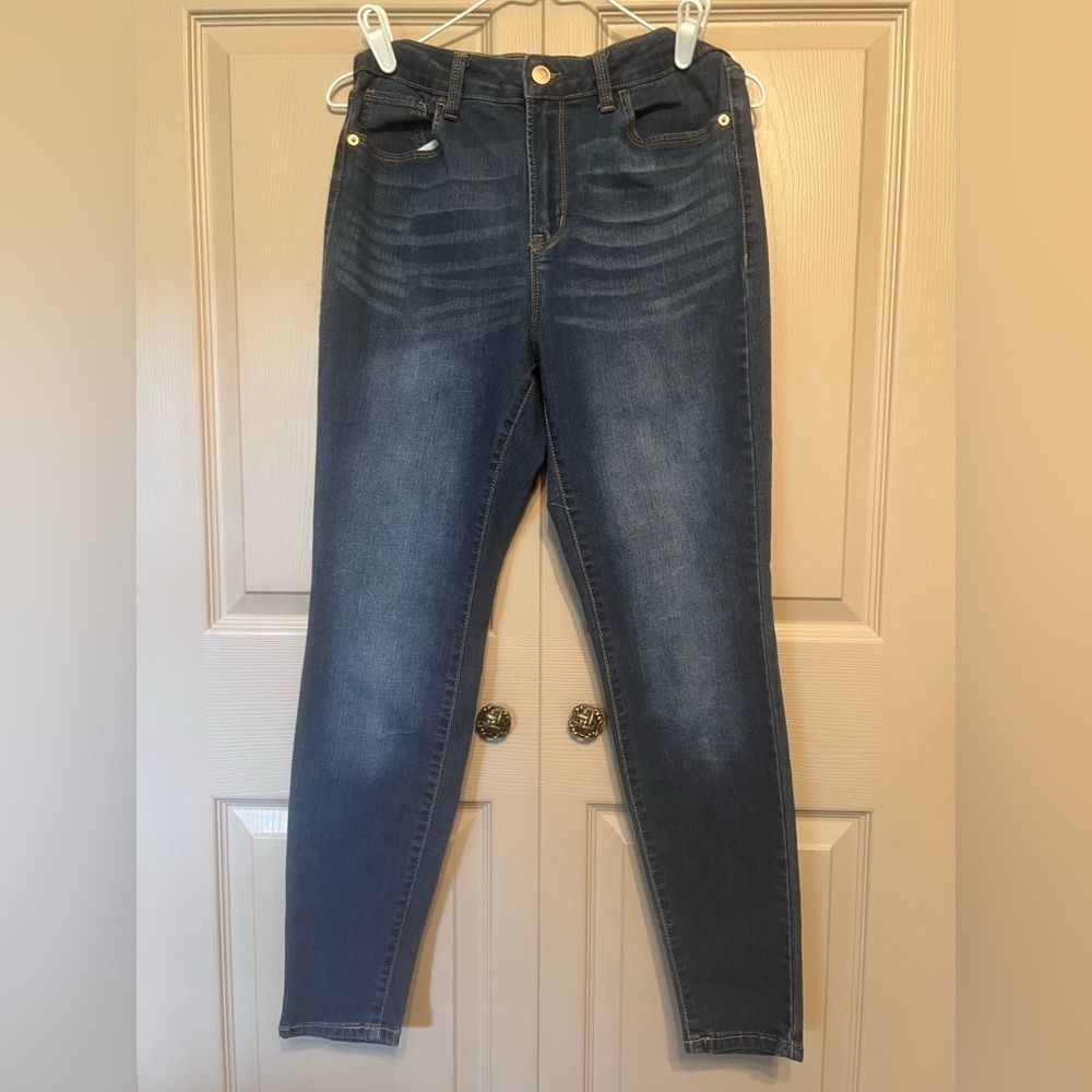 No Boundaries Blue Skinny Jeans with Stretch
